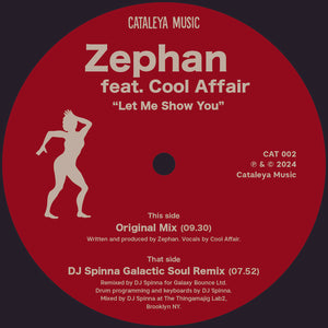 You added <b><u>Zephan feat. Cool Affair  | Let me Show You (Inc DJ Spinna Rmx)</u></b> to your cart.