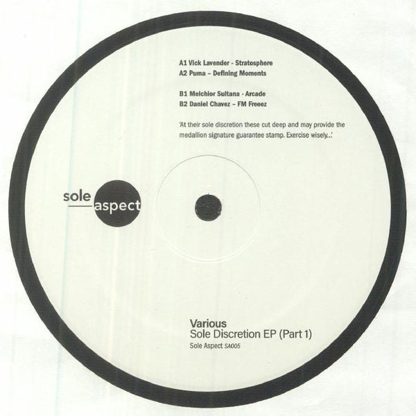 Vick Lavender / Various Sole Discretion EP Part 1 vinylunderground