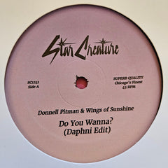 Donnell Pitman & Wings Of Sunshine | Do You Wanna (Daphni Remix) / Summertime Girls EP