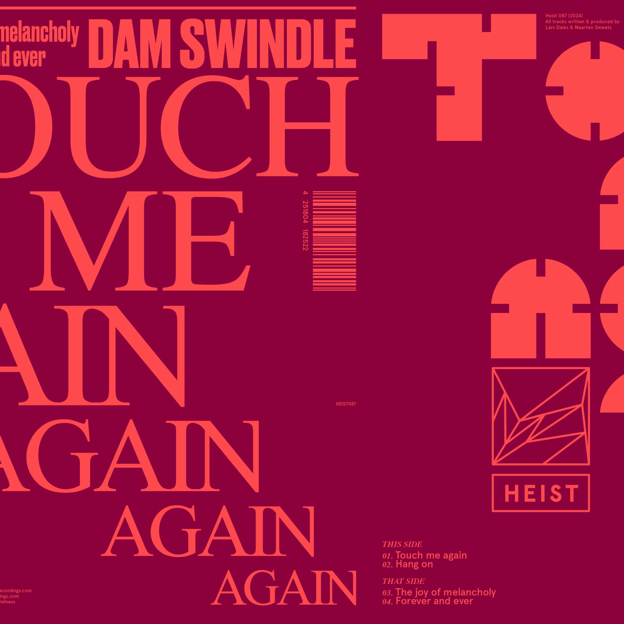 Dam Swindle | Touch Me Again EP