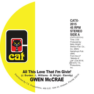 You added <b><u>Gwen McCrae | All This Love I'm Giving</u></b> to your cart.