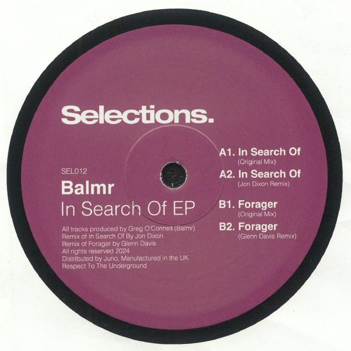 Balmr | In Search Of EP (Jon Dixon, Glenn Davis mixes)