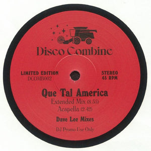 You added <b><u>Disco Combine 002 | Que Tal America (Dave Lee mixes)</u></b> to your cart.