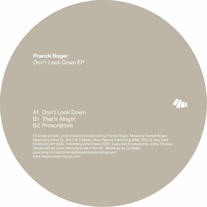 Franck ROGER | Don't Look Down EP