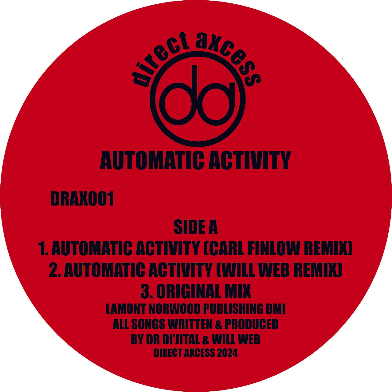 DR Di’jital | Automatic Activity EP (Carl Finlow & Will Webb RMX's)