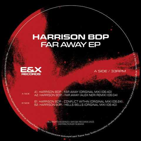 Harrison BDP | Far Away EP (Incl. Alex Neri Remix)