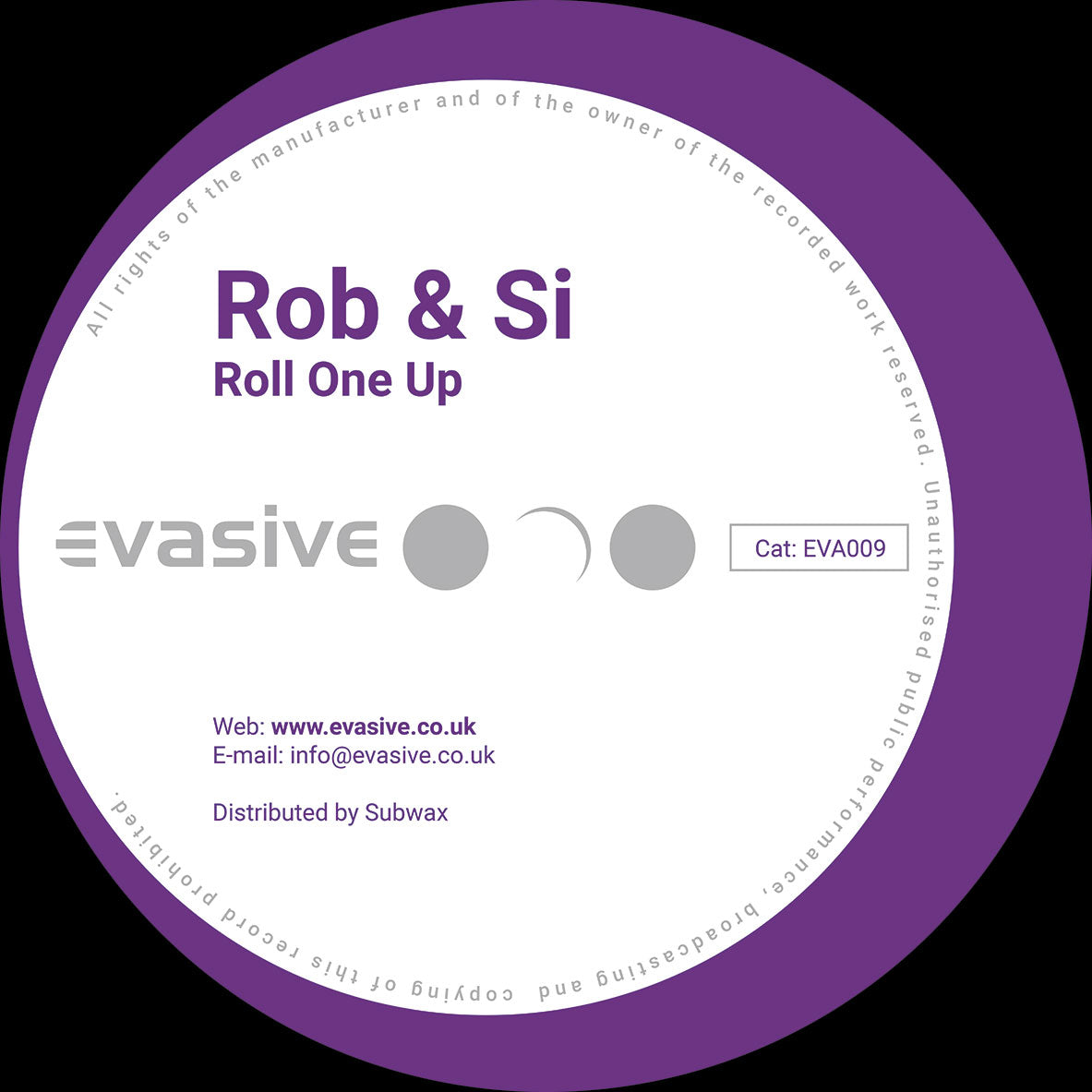 Rob & Si | Roll One Up / Zebraz (Reissue)