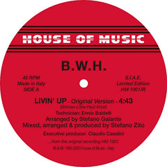 B.W.H. | Livin' Up / Stop (Grey Vinyl)