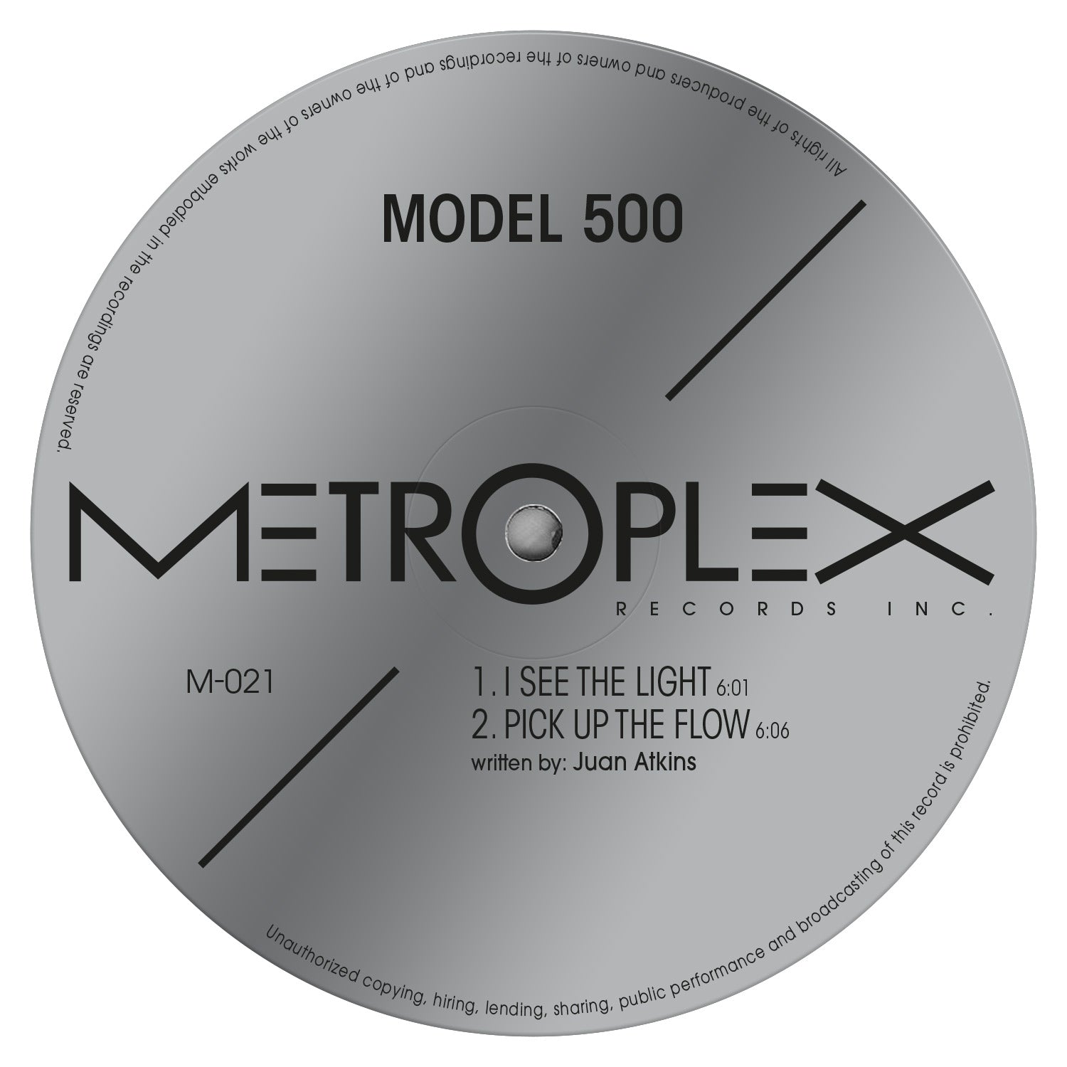 Model 500 | I See The Light / Pick Up The Flow (Remastered Edition)