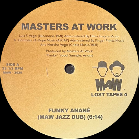 Masters At Work | Funky Anane / MAW Want You