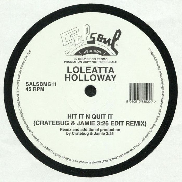 Loleatta Holloway | Hit It N Quit It (Cratebug & Jamie 3:26 Edit Remix)