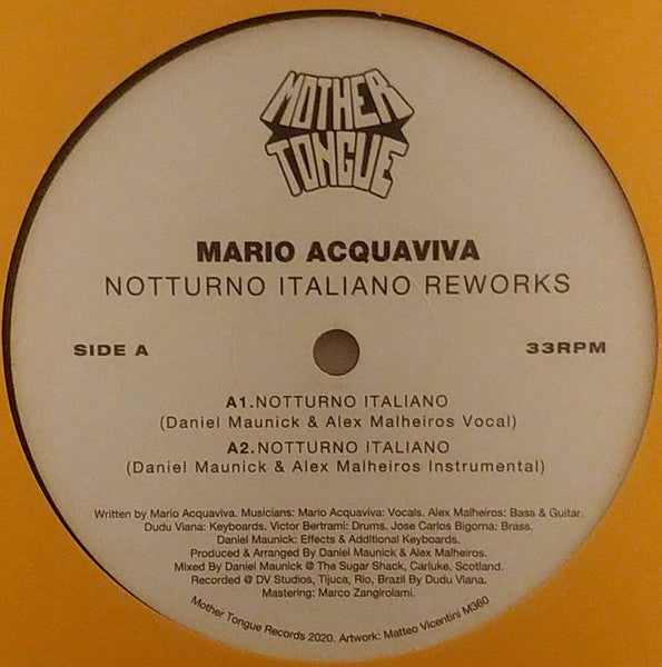 Mario Acquaviva | Notturno Italiano Reworks