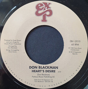You added <b><u>Don Blackman | Heart's Desire / Holding You, Loving You</u></b> to your cart.