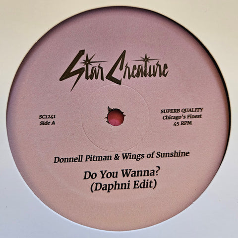 Donnell Pitman & Wings Of Sunshine | Do You Wanna (Daphni Remix) / Summertime Girls EP