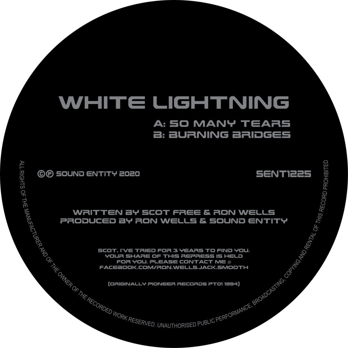 White Lightning | So Many Tears / Burning Bridges