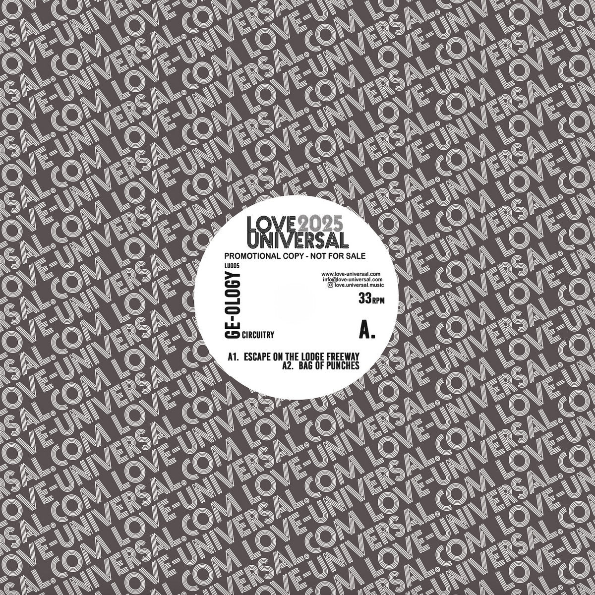 GE-OLOGY | CIRCUITRY LP PROMO