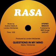 Rasa | When Will The Day Come / Questions In My Mind (Alternate Flipsides)