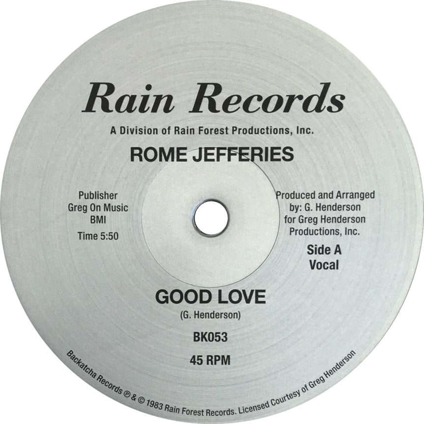ROME JEFFERIES | GOOD LOVE