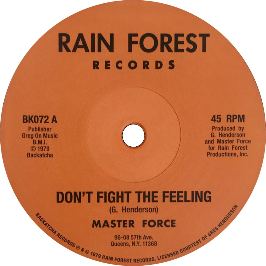 MASTER FORCE | DON'T FIGHT THE FEELING / HEY GIRL