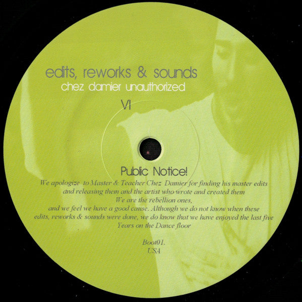 Chez Damier | Edits, Reworks & Sounds (Chez Damier Unauthorized) VI