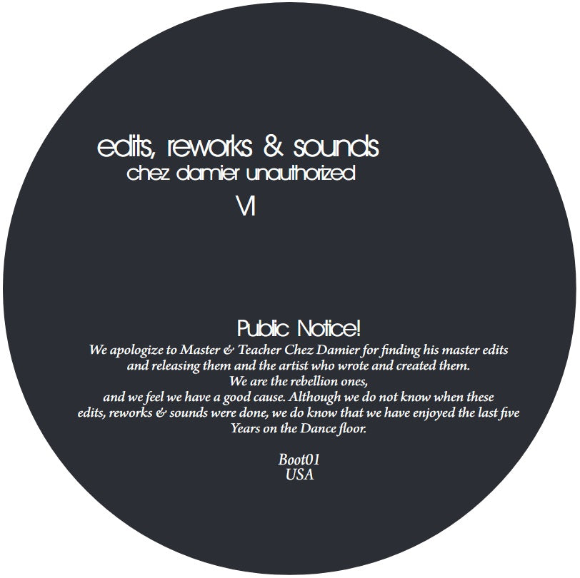 Chez Damier | Edits, Reworks & Sounds (Chez Damier Unauthorized) VI