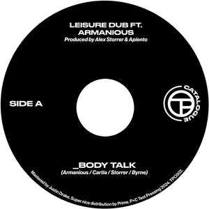 You added <b><u>Leisure Dub Featuring Armanious | Body Talk / Body Talk (System Mix)</u></b> to your cart.