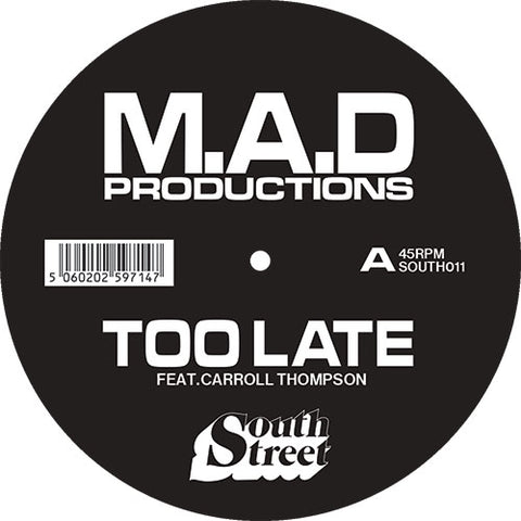 M.A.D Productions Featuring Carroll Thompson | Too Late