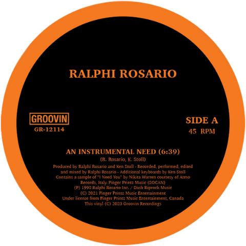 Ralphi Rosario | An Instrumental Need