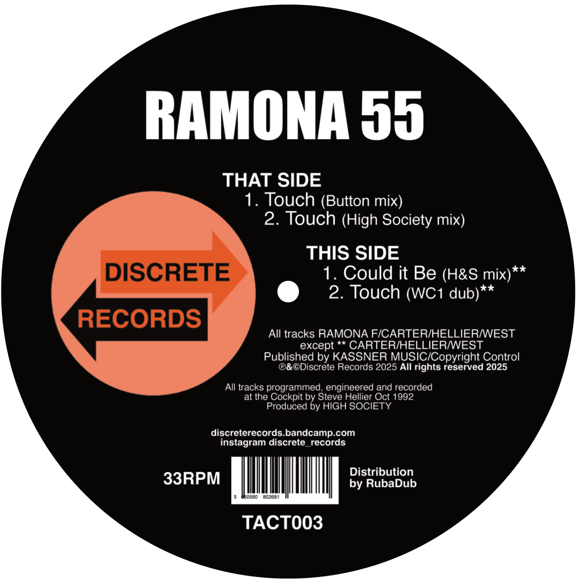 Ramona 55 | Touch EP