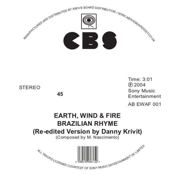 Earth Wind and Fire | Brazilian Rhyme – vinylunderground.co.uk
