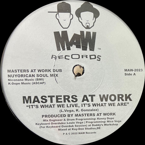 Masters At Work | It's What We Live, It's What We Are