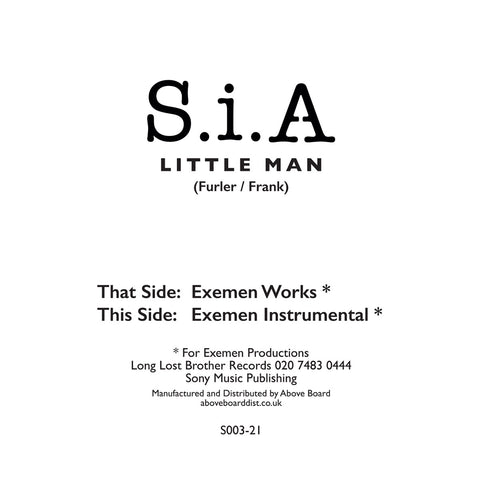 S.I.A | Little Man (Exemen Works)