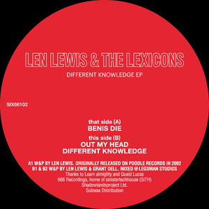 You added <b><u>Len Lewis & The Lexicons | Different Knowledge</u></b> to your cart.