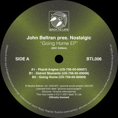 John Beltran pres. Nostalgic | Going Home EP (2021 Edition)
