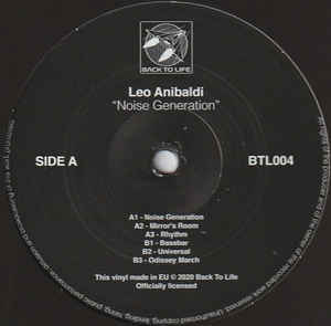 Leo Anibaldi | Noise Generation (Black Vinyl)