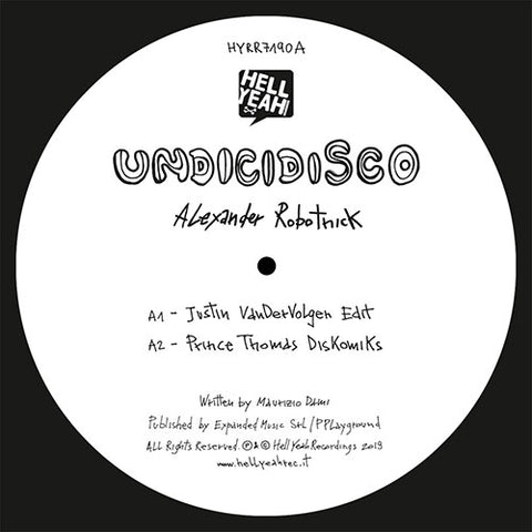 Alexander Robotnick | Undicidisco Remix EP