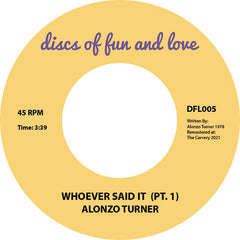 Alonzo Turner | Whoever Said It